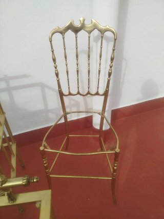 Conjunto Chiavari Italiano Latón