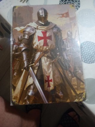 Carteles Metálicos  Templarios 30x20