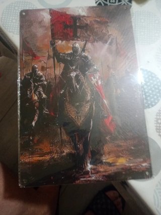 Carteles Metálicos  Templarios 30x20