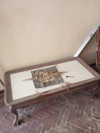 Divano e poltrona vintage floreale