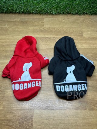 Jersey Perros Sudadera Rojo y Negro QiCheng&LYS