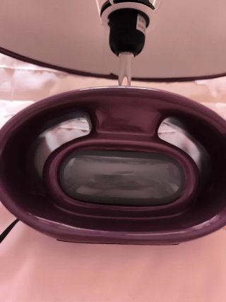 Lámparas de mesa moradas (2 unidades)