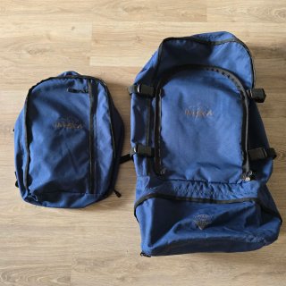 Mochila INESCA 2x1 Trekking Azul