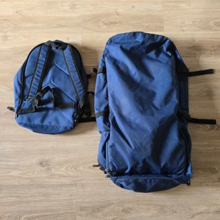 Mochila INESCA 2x1 Trekking Azul