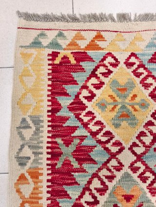 Tappeto Kilim afgano 84x63 cm