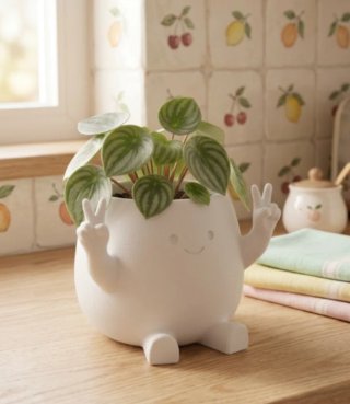 Vaso Decorativo Planta Suculenta