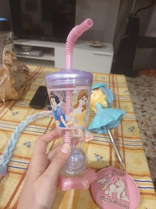 Lote Vaso Blancanieves, Fofucha y Espejo