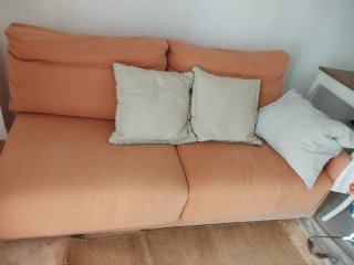 Sofá modular de tela