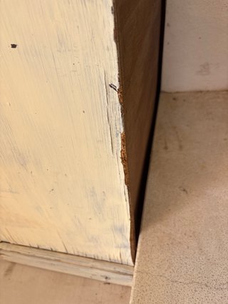 Mueble zapatero de madera y cristal  90x83x33