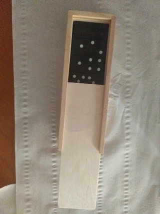 Juego de dominó de madera