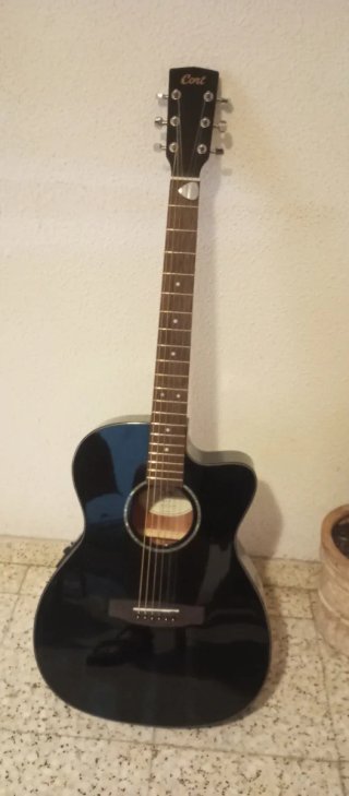 Guitarra Acústica Negra Cort