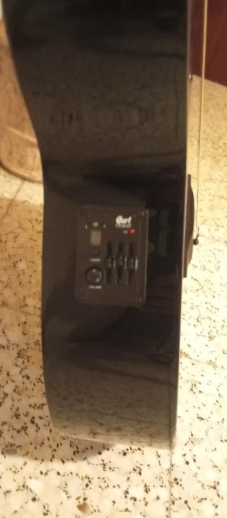 Guitarra Acústica Negra Cort