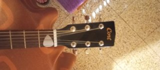 Guitarra Acústica Negra Cort