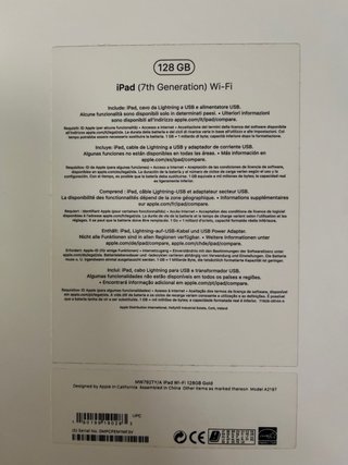iPad 7ª Gen 128Gb Oro