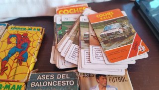 Lote de 9 juegos de cartas vintage