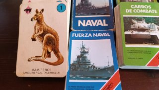 Lote de 9 juegos de cartas vintage