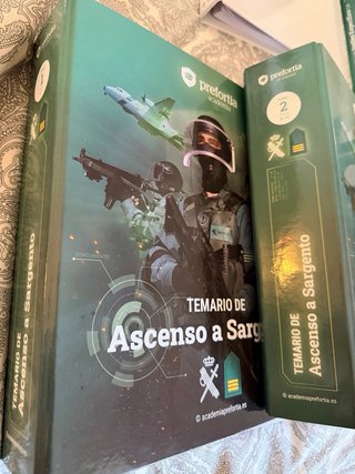 Temario de Sargento 2024 de PREFORTIA