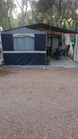 Caravana fija camping Torredembarra