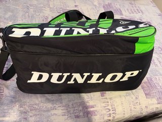 Paletero Dunlop Negro Verde