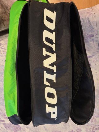 Paletero Dunlop Negro Verde
