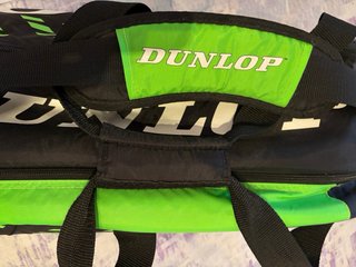 Paletero Dunlop Negro Verde