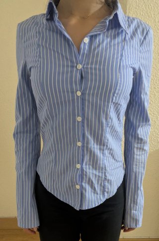Camisa de rayas para mujer