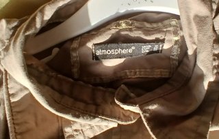 Camisa Atmosphere marrón talla 42