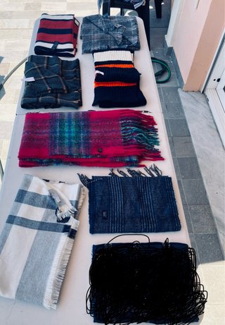 Set di 7 Sciarpe divsrse marche