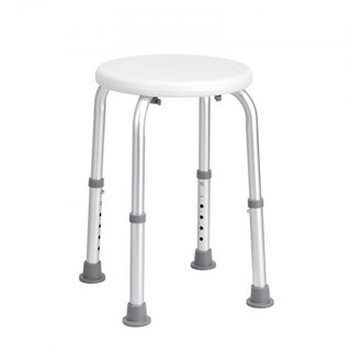 Silla de Ducha para Ducha Interior, Taburete de Ducha de Altura Ajustable, Banco Antideslizante para Baño para Adultos Mayores Discapacitados, Capacidad de 136.1 kg