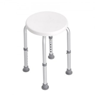 Silla de Ducha para Ducha Interior, Taburete de Ducha de Altura Ajustable, Banco Antideslizante para Baño para Adultos Mayores Discapacitados, Capacidad de 136.1 kg