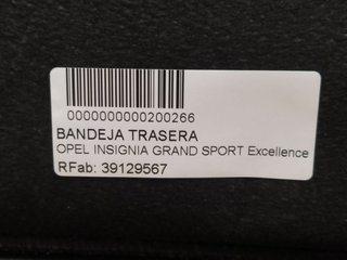 OPEL INSIGNIA GRAND SPORT Excellence BANDEJA TRASERA