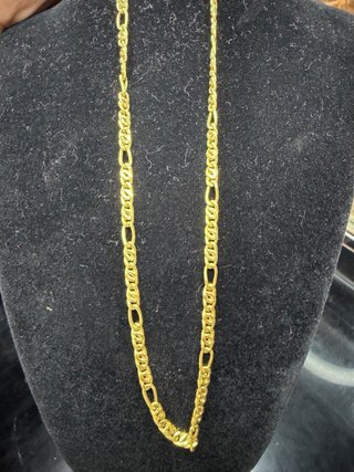 Cadena eslabón 3x1 Oro 18k Italiano -750-