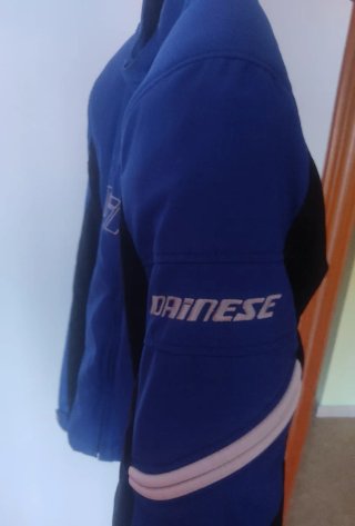 Chaqueta Dainese Moto Azul/Negro/Blanco