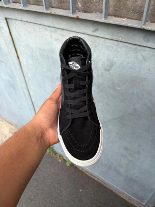 Vans Sk8-Hi nere/bianche