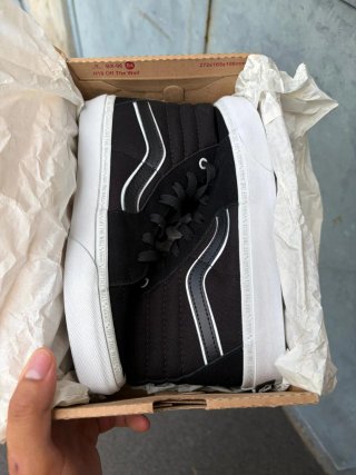 Vans Sk8-Hi nere/bianche