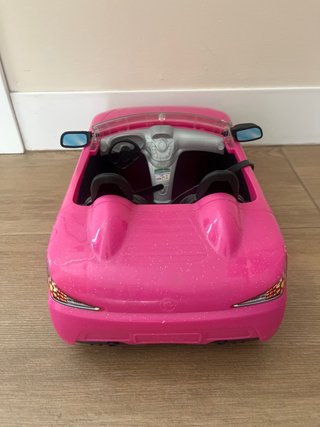 Coche Barbie Rosa Descapotable