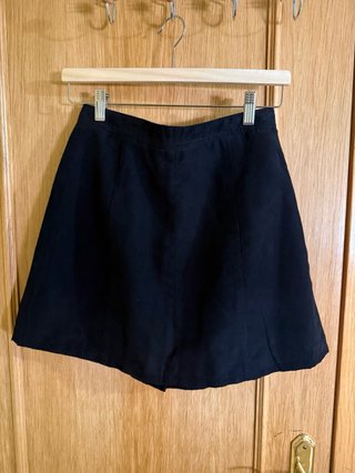 Falda mini botones terciopelo A