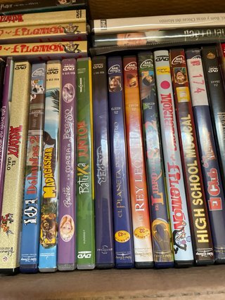 Lote de 25 DVDs Películas Infantiles y Familia