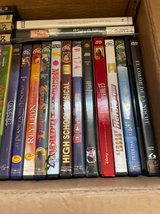 Lote de 25 DVDs Películas Infantiles y Familia