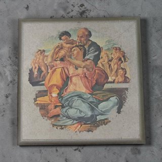 Mattonella decorativa “Tondo Doni” Michelangelo