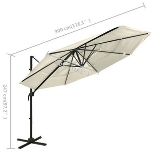 Parasol grande para jardín. Nuevo
