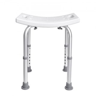 Silla de Ducha, Taburete de Ducha de Altura Ajustable con Mangos Integrados, Asiento de Ducha para Ducha o Bañera, Taburete Antideslizante para Ancianos Discapacitados, Capacidad de 158.8 kg