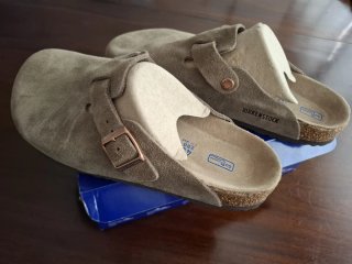 Birkenstock 43 Beige/Marrón