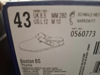 Birkenstock 43 Beige/Marrón