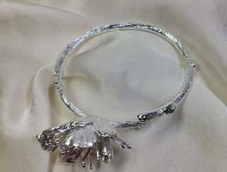 Pulsera Plata 925 Flor