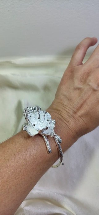 Pulsera Plata 925 Flor