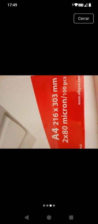 Láminas para plastificar A4 Albyco 2x80 micras