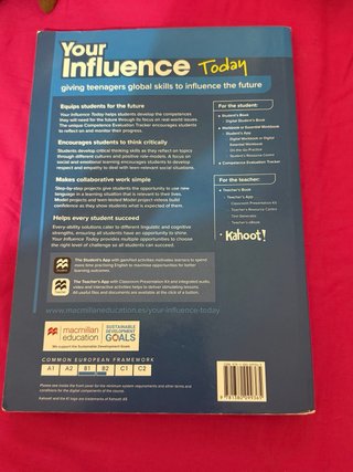 YOUR INFLUENCE TODAY B1+ Student's book: libro ...
