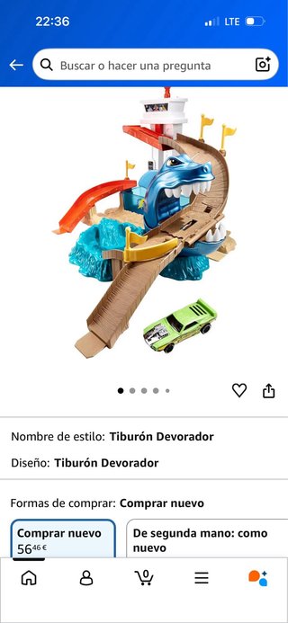 Hot Wheels Sharkport Showdown Set