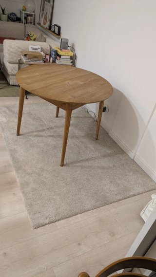 Alfombra Ikea Stoense Hueso 133x195